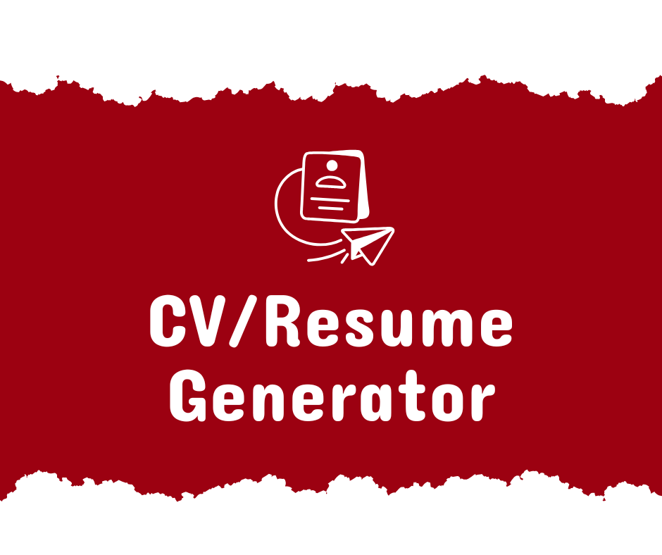 CV/Resume Generator